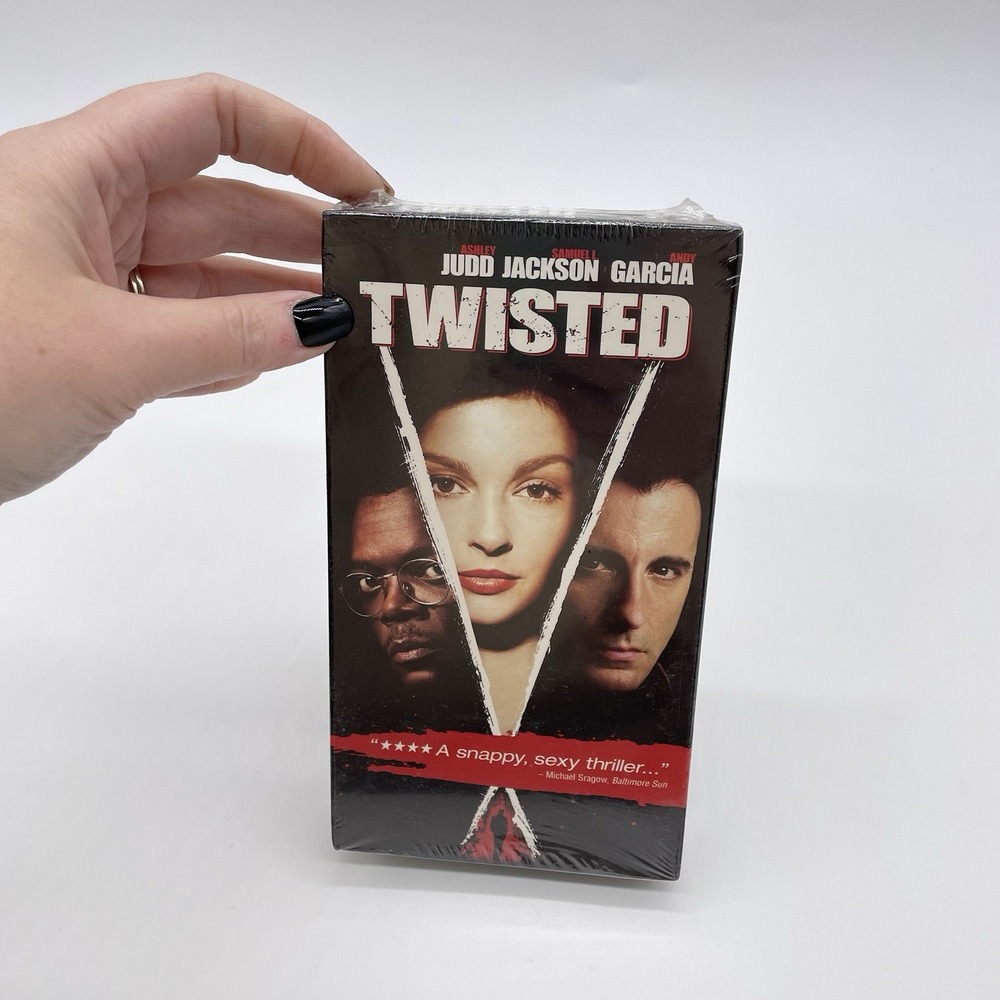 VHS Twisted 2004 PROMO SCREENER SEALED Ashley‎ Judd Samuel L Jackson RARE HTF